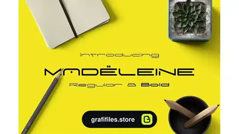 فونت انگلیسی مدرن Madeleine Typeface