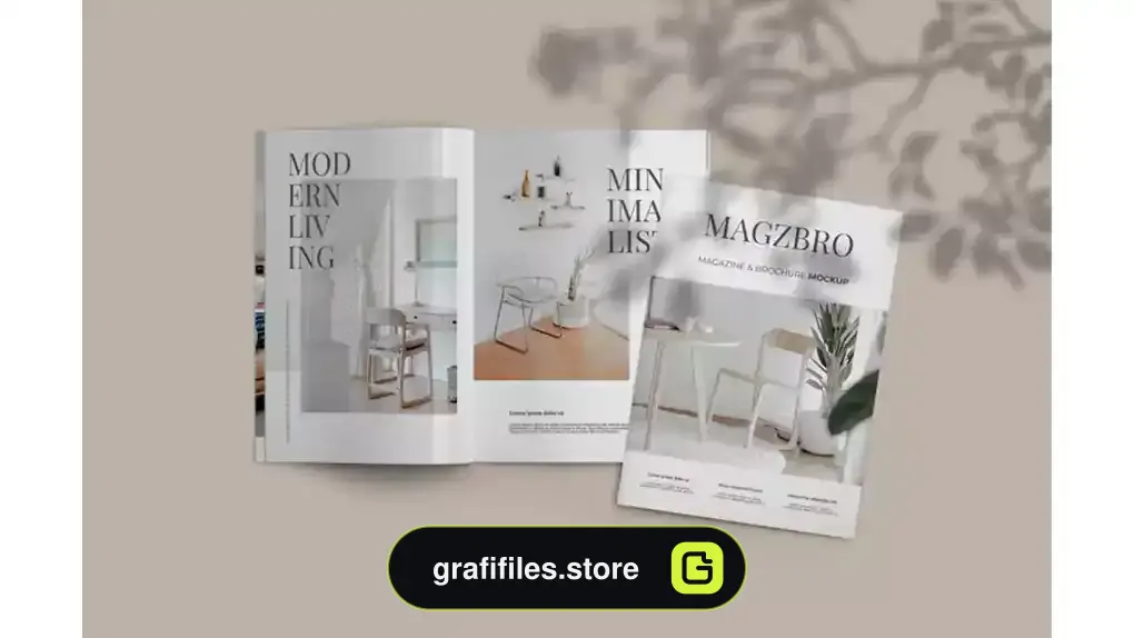 موکاپ مجله Magazine mockup 4