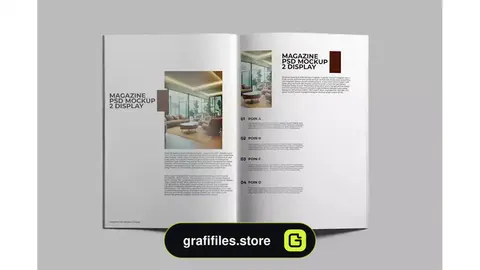 موکاپ مجله Magazine PSD Mockup