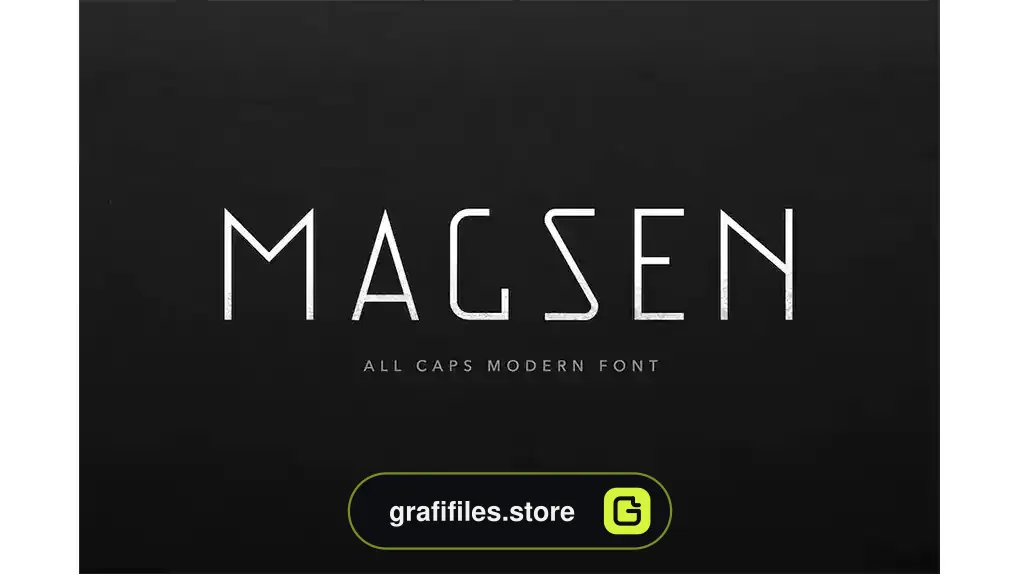 فونت انگلیسی مدرن Magsen - Modern Font