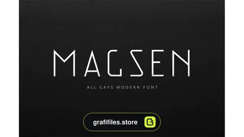 فونت انگلیسی مدرن Magsen - Modern Font