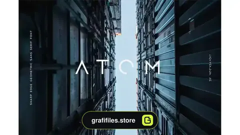 فونت انگلیسی مدرن MBF Atom