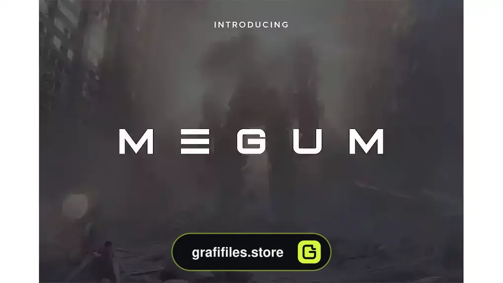 فونت انگلیسی مدرن Megum