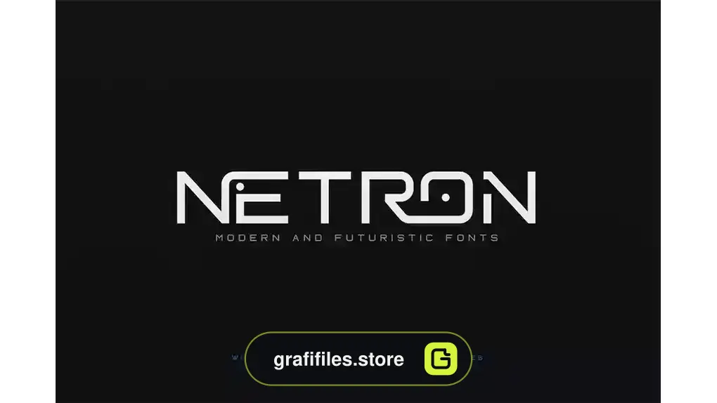 فونت انگلیسی مدرن Netron