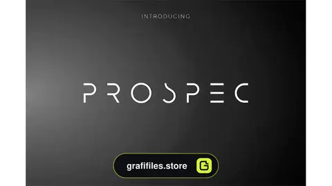 فونت انگلیسی مدرن Prospec Extra Light