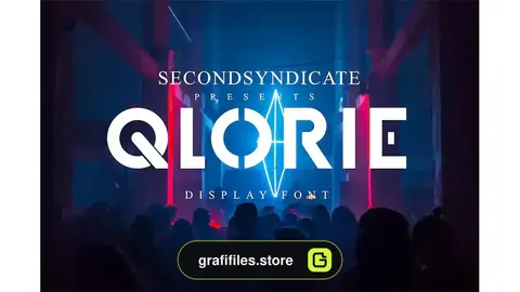 فونت انگلیسی مدرن Qlorie - Display Font