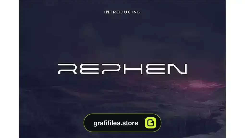 فونت انگلیسی مدرن Rephen