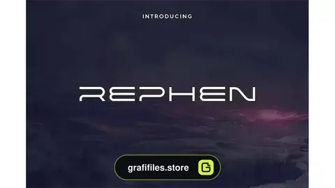فونت انگلیسی مدرن Rephen