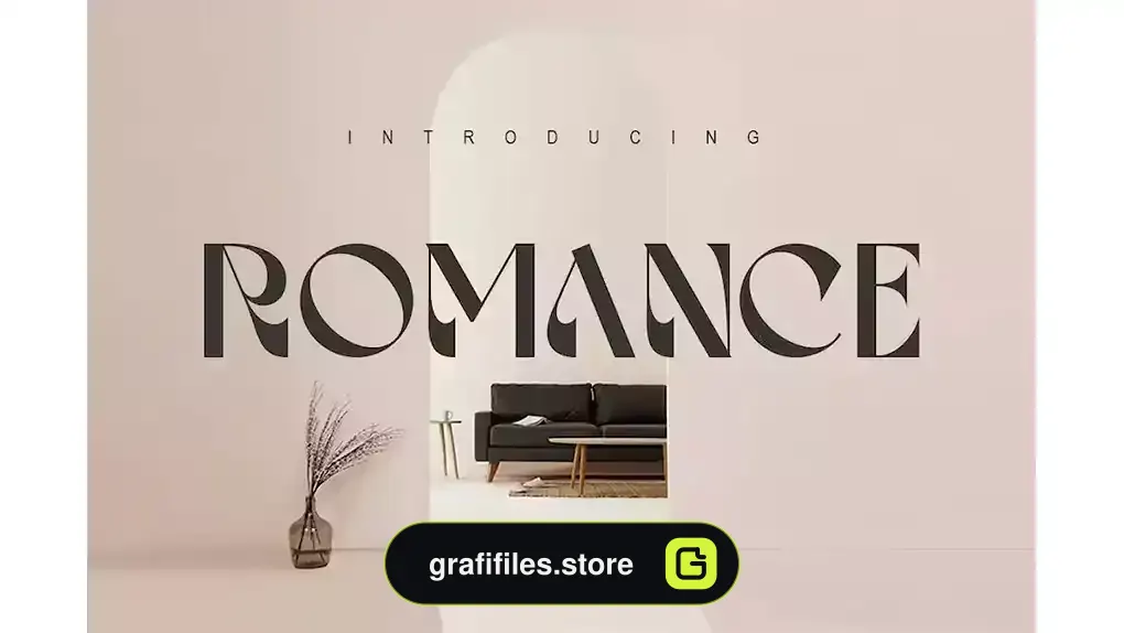 فونت انگلیسی مدرن Romance Serif Display