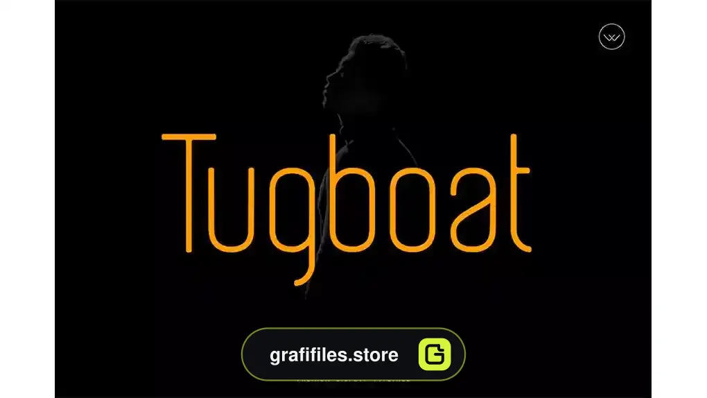 فونت انگلیسی مدرن Tugboat Display Typeface