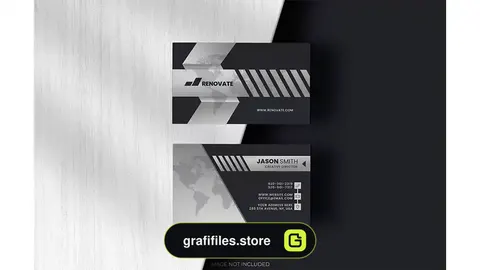 موکاپ کارت ویزیت مدرن Business card mockup
