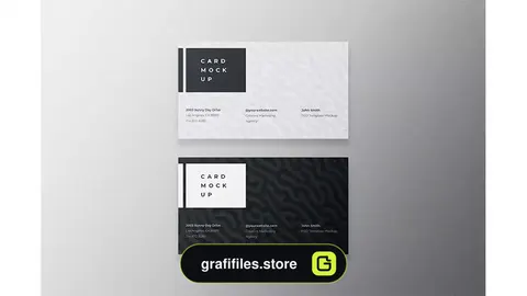 موکاپ کارت ویزیت مینیمال Business card mockup psd template