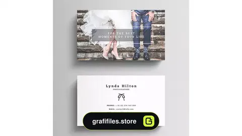 موکاپ کارت ویزیت Business card mockup with legs