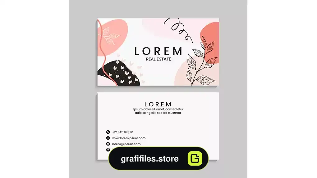 طرح لایه باز کارت ویزیت پوشاک 3