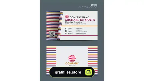 طرح لایه باز کارت ویزیت آموزشگاه 3