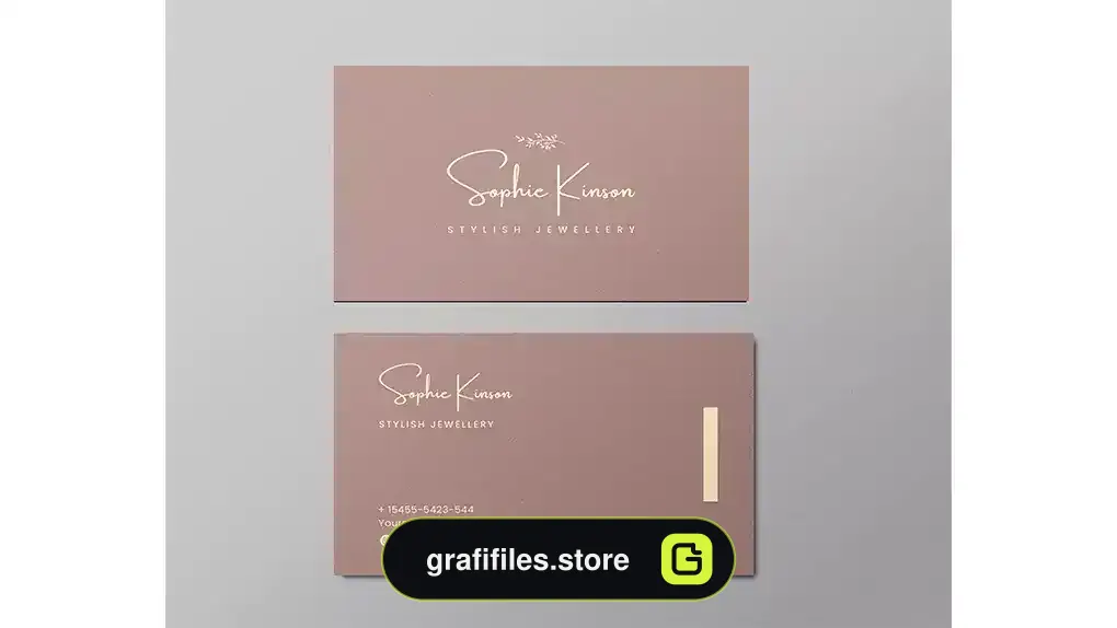 طرح لایه باز کارت ویزیت مینیمال 4