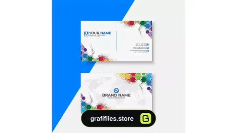 طرح لایه باز کارت ویزیت آموزشگاه 9