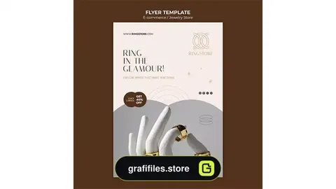 طرح لایه باز تراکت طلا فروشی 1