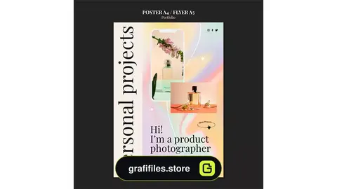 طرح لایه باز پوستر عطر و ادکلن