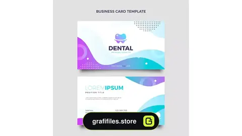 طرح لایه باز کارت ویزیت دندانپزشکی 11