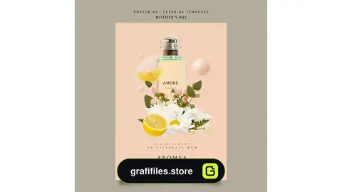 طرح لایه باز تراکت روز مادر