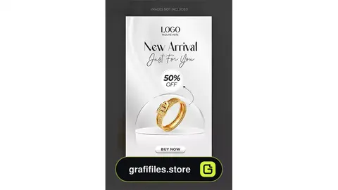 طرح لایه باز استوری اینستاگرام طلا فروشی 2