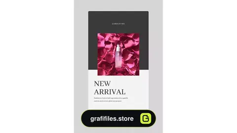 طرح لایه باز استوری اینستاگرام لوازم آرایشی 3