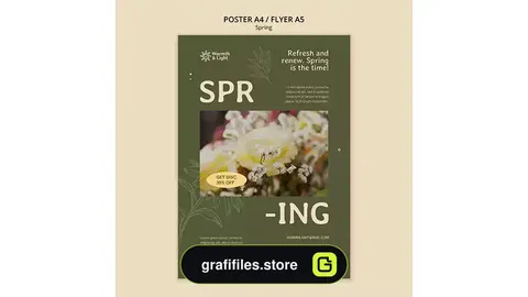 طرح لایه باز تراکت گل فروشی 7