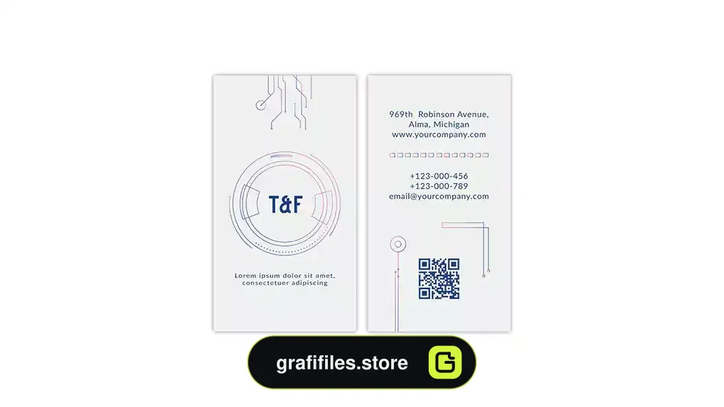 طرح لایه باز کارت ویزیت فروشگاه کامپیوتر 14