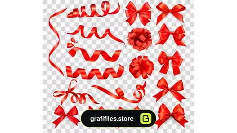 وکتور روبان قرمز 3