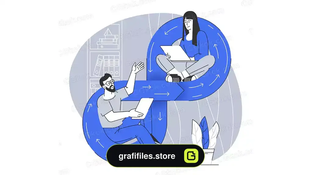 وکتور توسعه نرم افزار