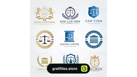 دانلود 9 وکتور لوگو وکالت