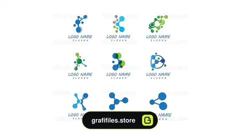 دانلود 9 وکتور لوگو آزمایشگاه
