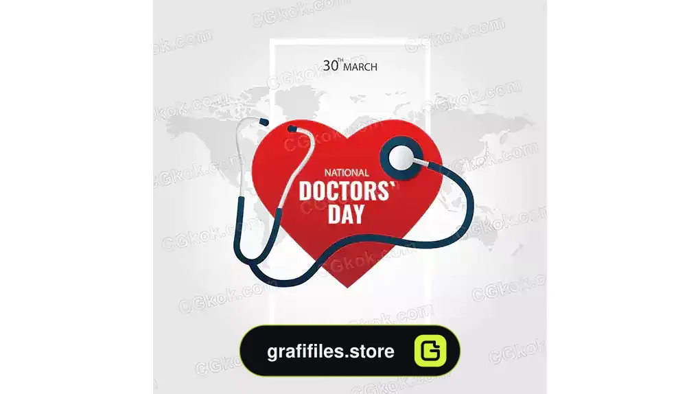 طرح لایه باز بنر روز پزشک 2