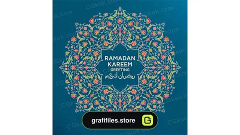 وکتور کارت تبریک ماه رمضان 3