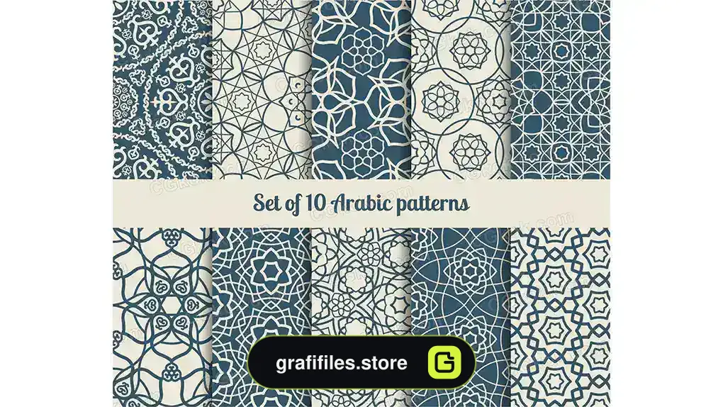 دانلود 10 پترن عربی