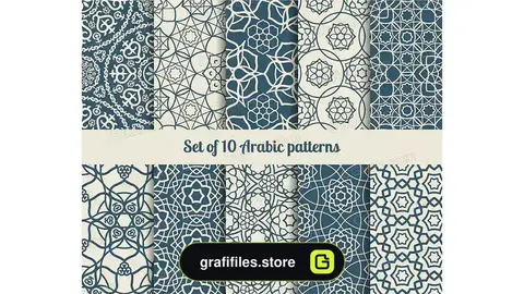 دانلود 10 پترن عربی