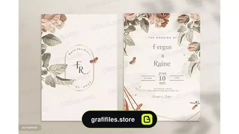 طرح لایه باز کارت دعوت عروسی 40