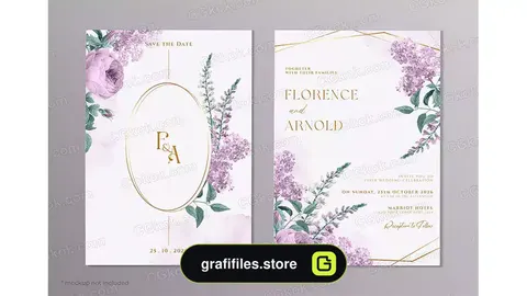 طرح لایه باز کارت دعوت عروسی 41