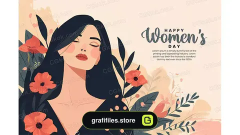 طرح لایه باز بنر روز زن 2