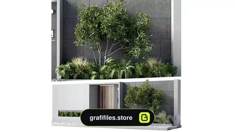 آبجکت گیاهان باغچه
