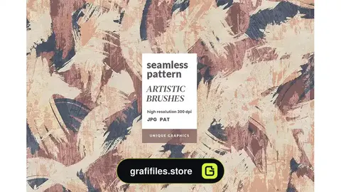 پترن براش هنری Artistic Brushes Pattern