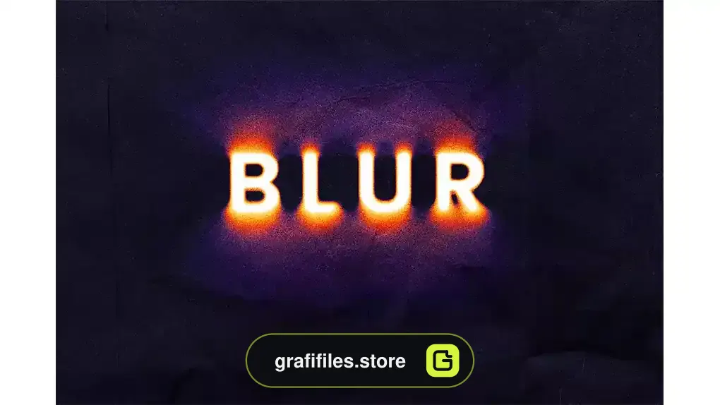 افکت متن بلور Blur Editable Text Effect