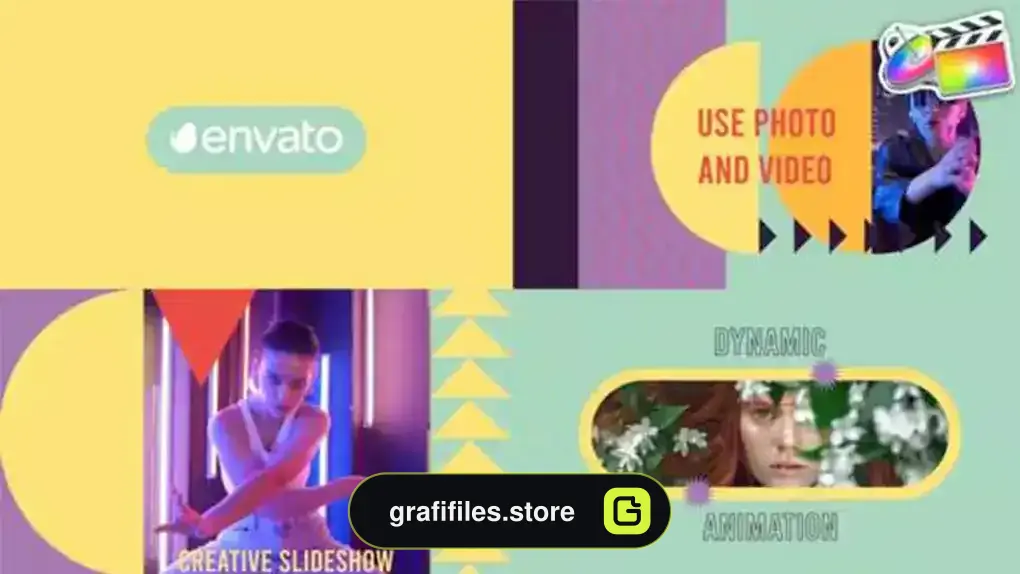 پروژه فاینال کات اسلایدشو Creative Slideshow for FCPX