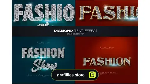 افکت متن الماس Diamond Text