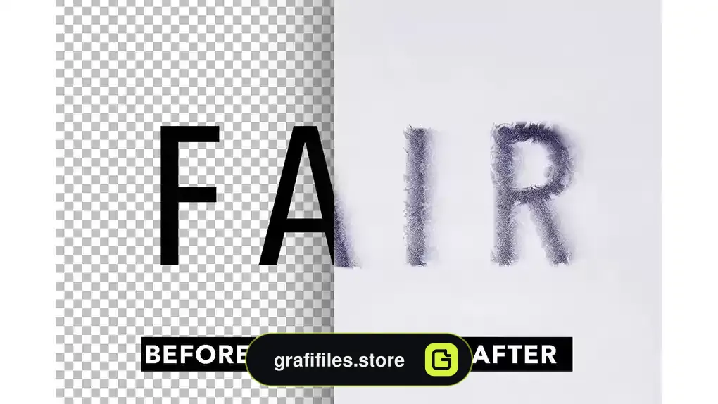 افکت متن بلور Distorted Blur Text Effect