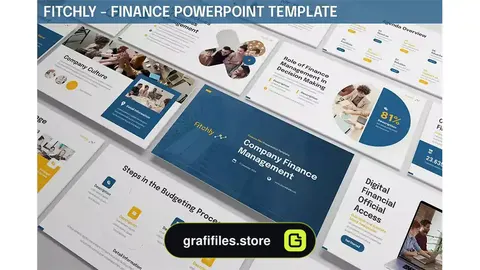 قالب پاورپوینت امور مالی Fitchly - Finance Powerpoint Template