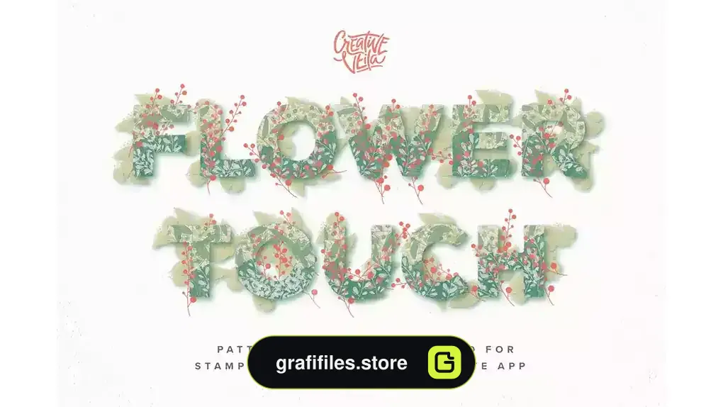 دانلود 103 براش پروکریت گل Flower Touch Procreate Brushes