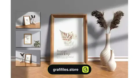 موکاپ تابلو عکس Frame Mockup
