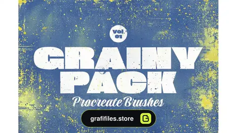براش پروکریت Grainypack 01|Procreate Brush
